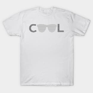 Cool - sunglass - black and gray. T-Shirt